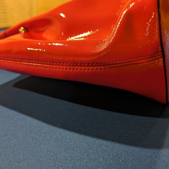 Kate Spade Patent Leather Handbag / Tote Bag - Pink - Picture 5 of 10